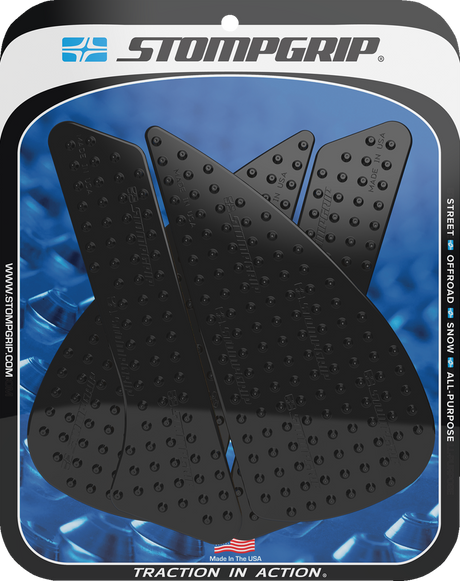 Traction Pad Tank Grips - Volcano - Black - CBR1000RR-R Fireblade SP 2021 - 2025