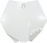 Front Number Plate - White 2009 - 2015