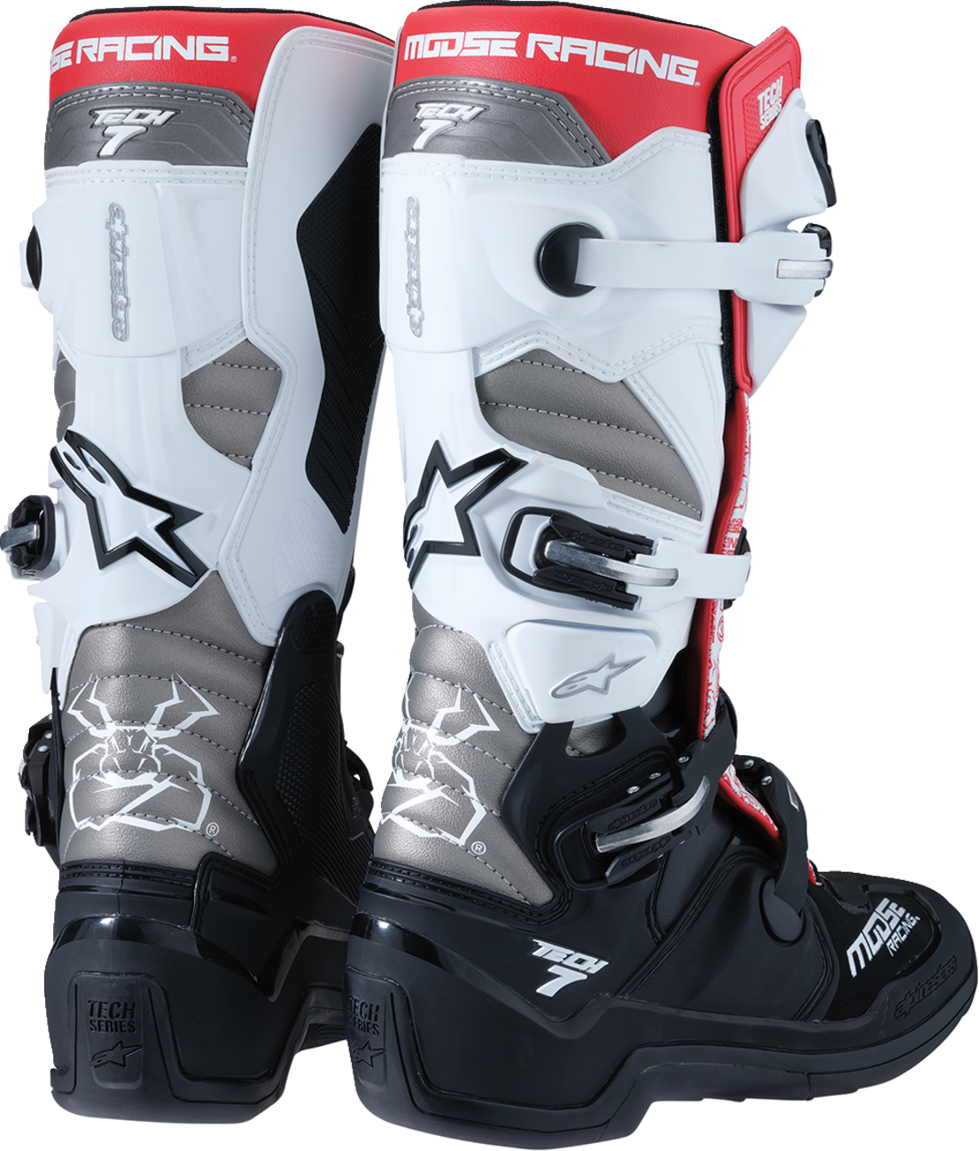 Tech 7 Boots - Black/White/Red - US 13