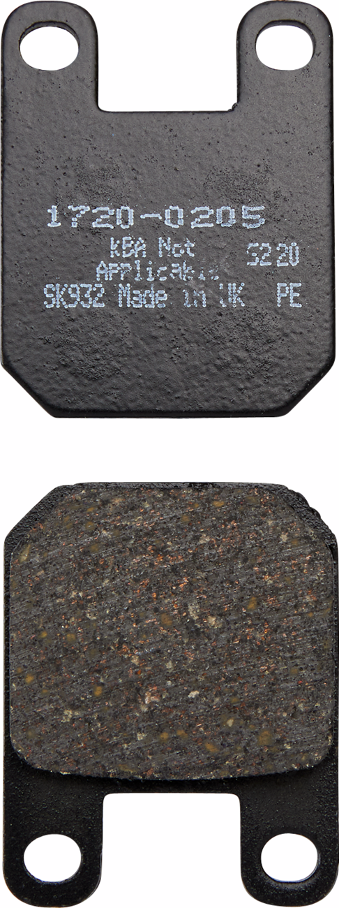 Organic Brake Pads - \"F\" Caliper