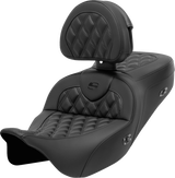 Roadsofa™ Seat - with Backrest - Lattice Stitch - Carbon Fiber - FL \'08-\'23 2008 - 2023