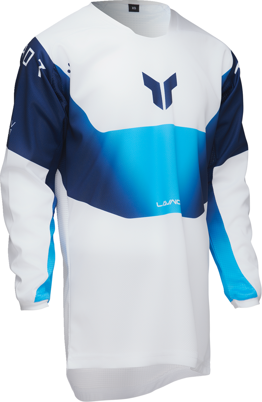 Youth LAUNCHMODE Storm Jersey - White - XL