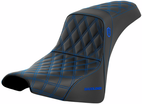 Pro Series SDC Performance Seat - without Backrest - Blue Stitch - FXBB/FXST \'18-\'23 2018 - 2023
