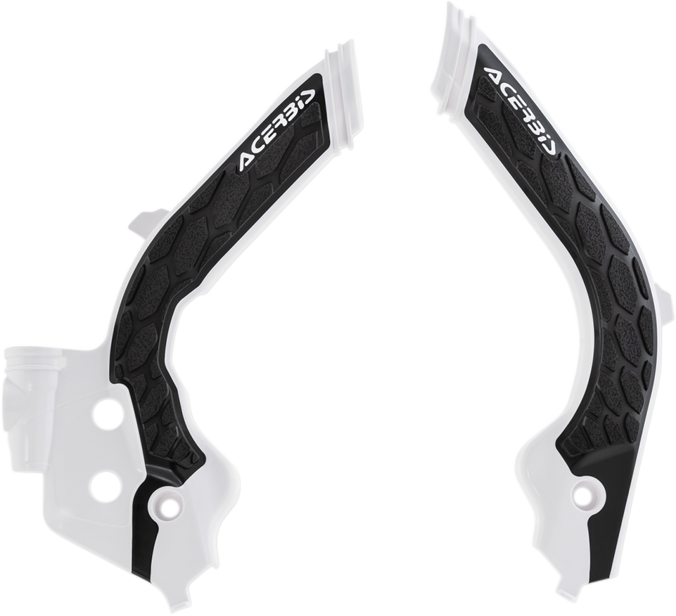X-Grip Frame Guards - White/Black - Gas Gas | Husqvarna 2019 - 2023