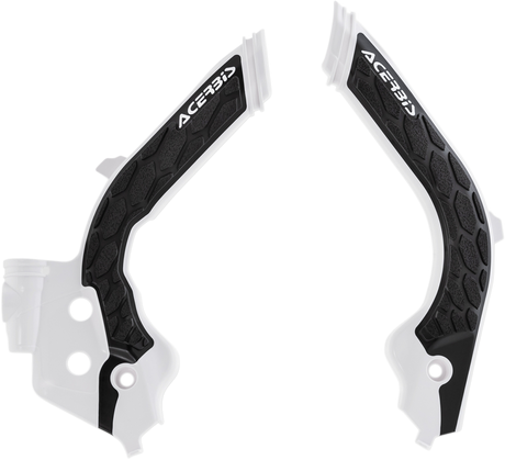X-Grip Frame Guards - White/Black - Gas Gas | Husqvarna 2019 - 2023