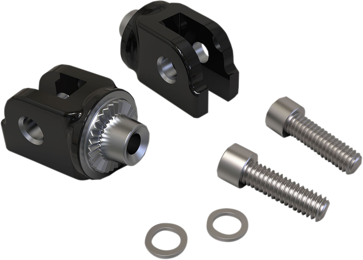 Peg Mount - Black Stainless Steel - Softail 2018 - 2020