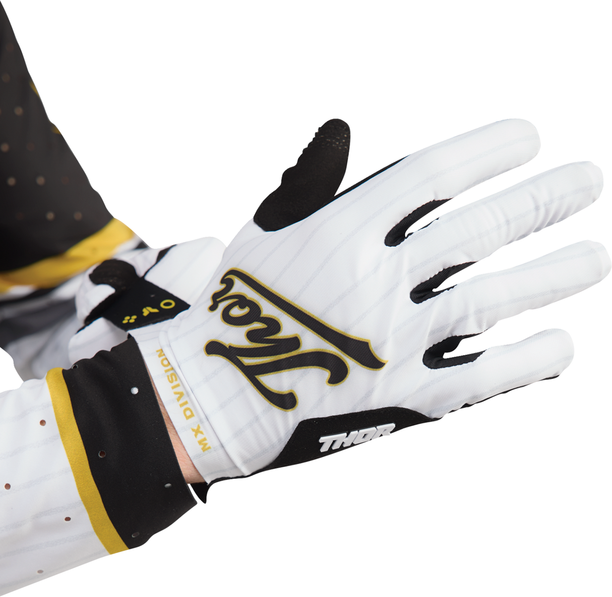 SPORTMODE Limited Edition Baller Gloves - Black/Gold - Large