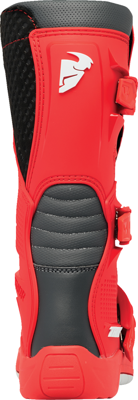 Youth Blitz XR Boots - Red/Charcoal - Size 3