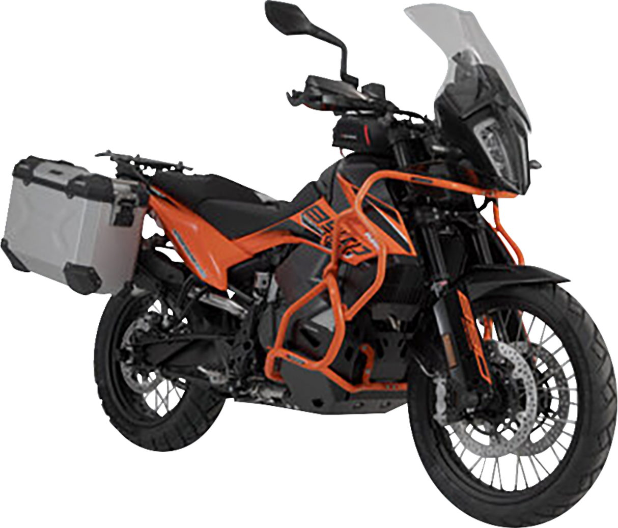 TRAX ADV Aluminum Case System - Silver - KTM Adventure 790/890/SMT 890 \'19-\'24 2019 - 2024