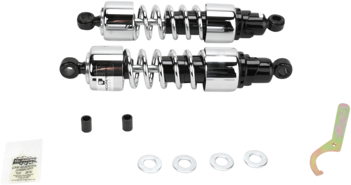 Shocks - 412 Cruiser Series - Chrome - 13\" - Heavy Duty 1980 - 1983