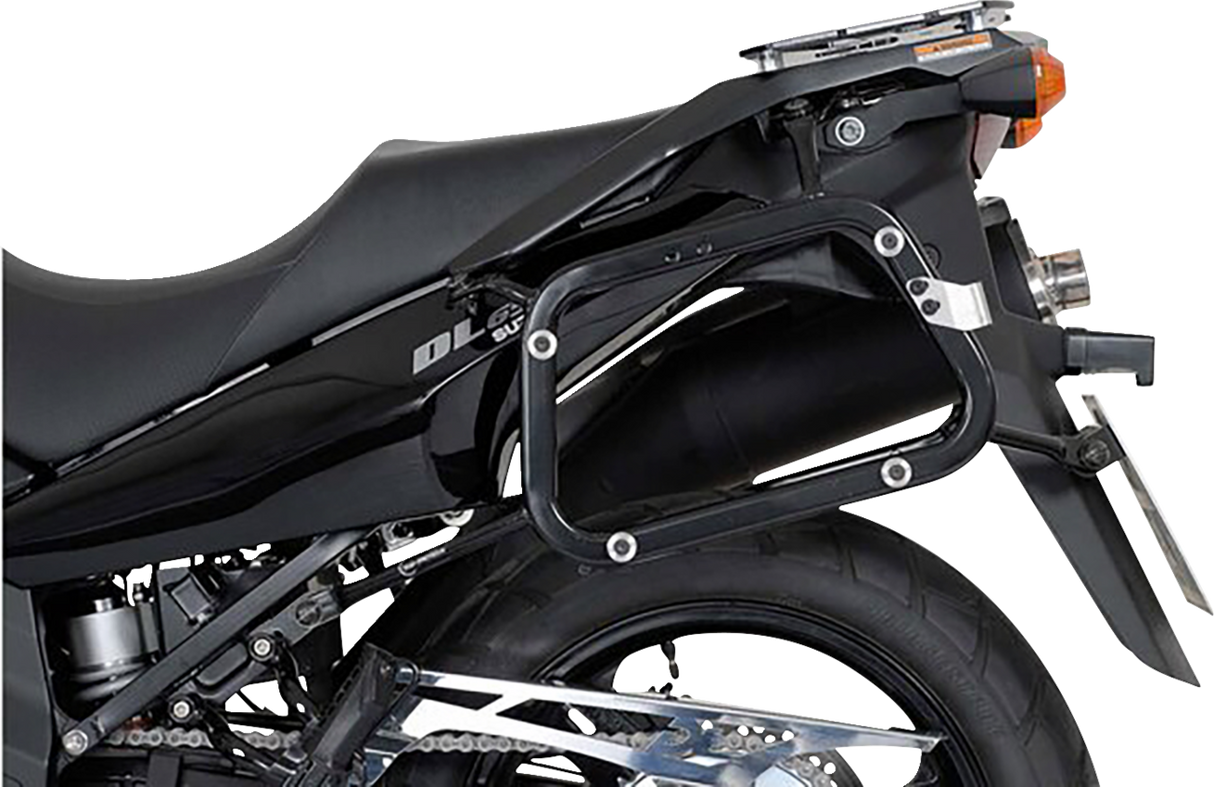 TRAX ADV Aluminum Case System - Silver - Suzuki V-Strom 650 \'04-\'10 2004 - 2010
