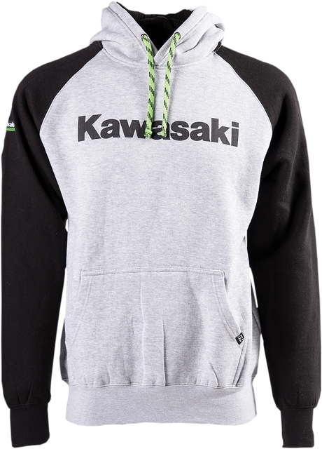 Kawasaki Standard Hoodie - Black/Heather - 2XL