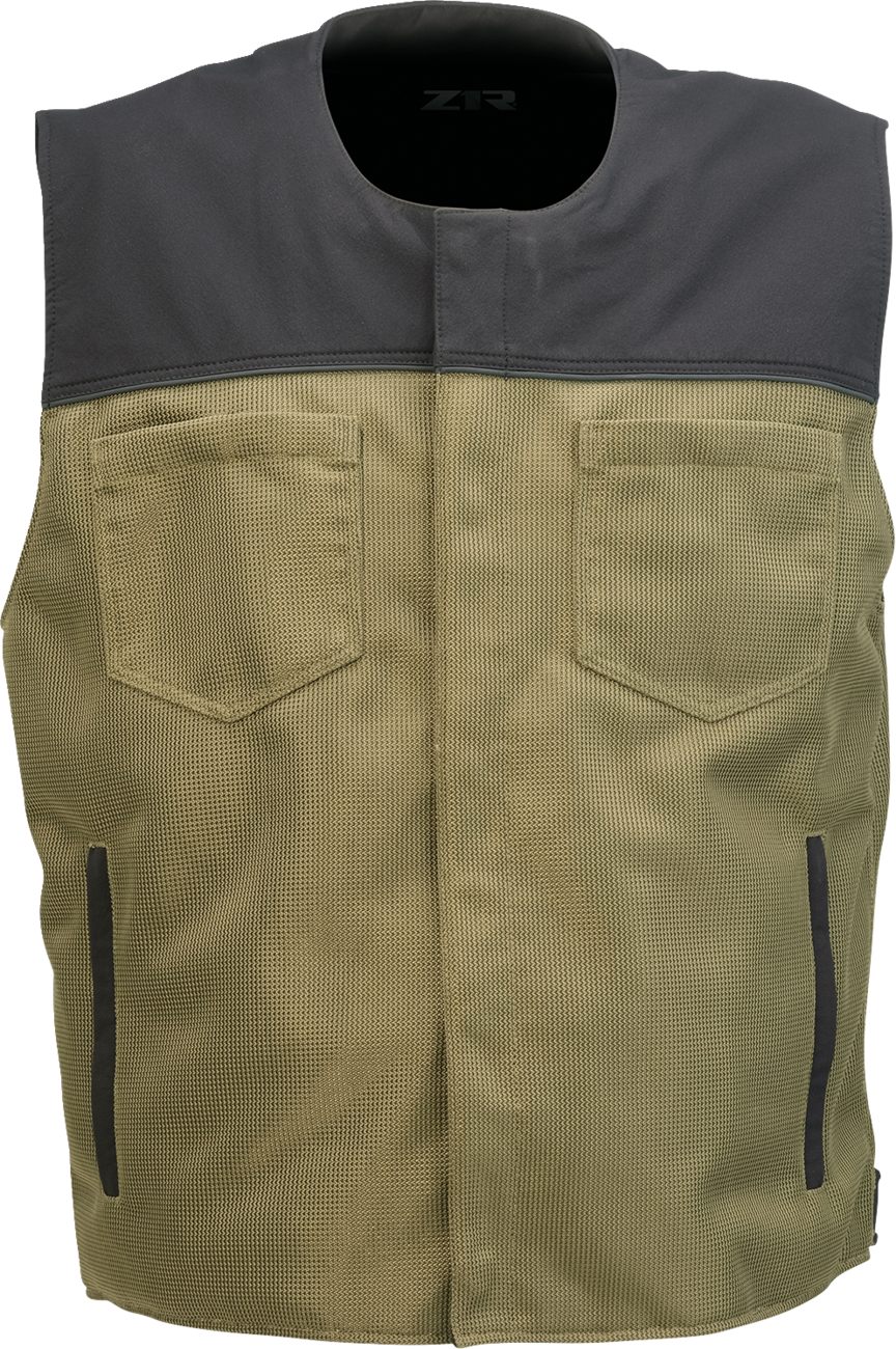 Mesh Vest - Olive - 4XL