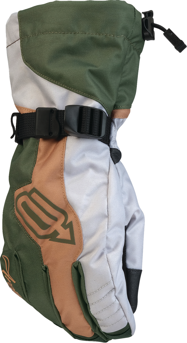 Women\'s Pivot 8 Gloves - Green/Tan - XS