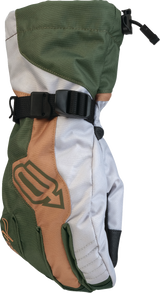 Women\'s Pivot 8 Gloves - Green/Tan - Small