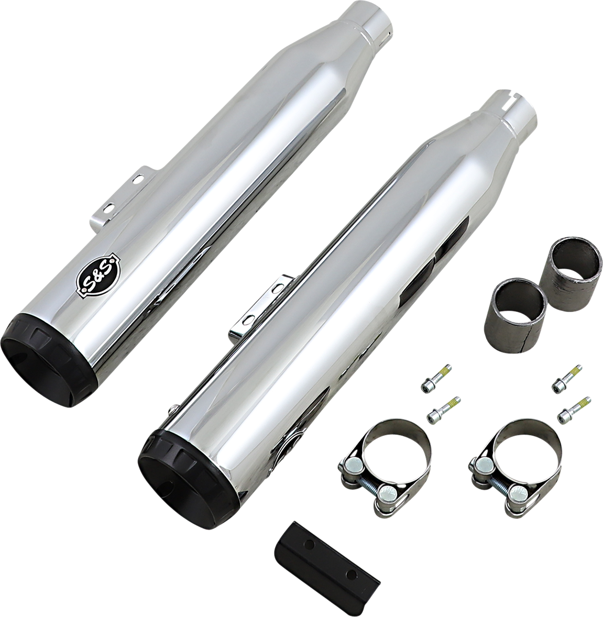 Grand National Slip-On Mufflers - Chrome 2018 - 2022