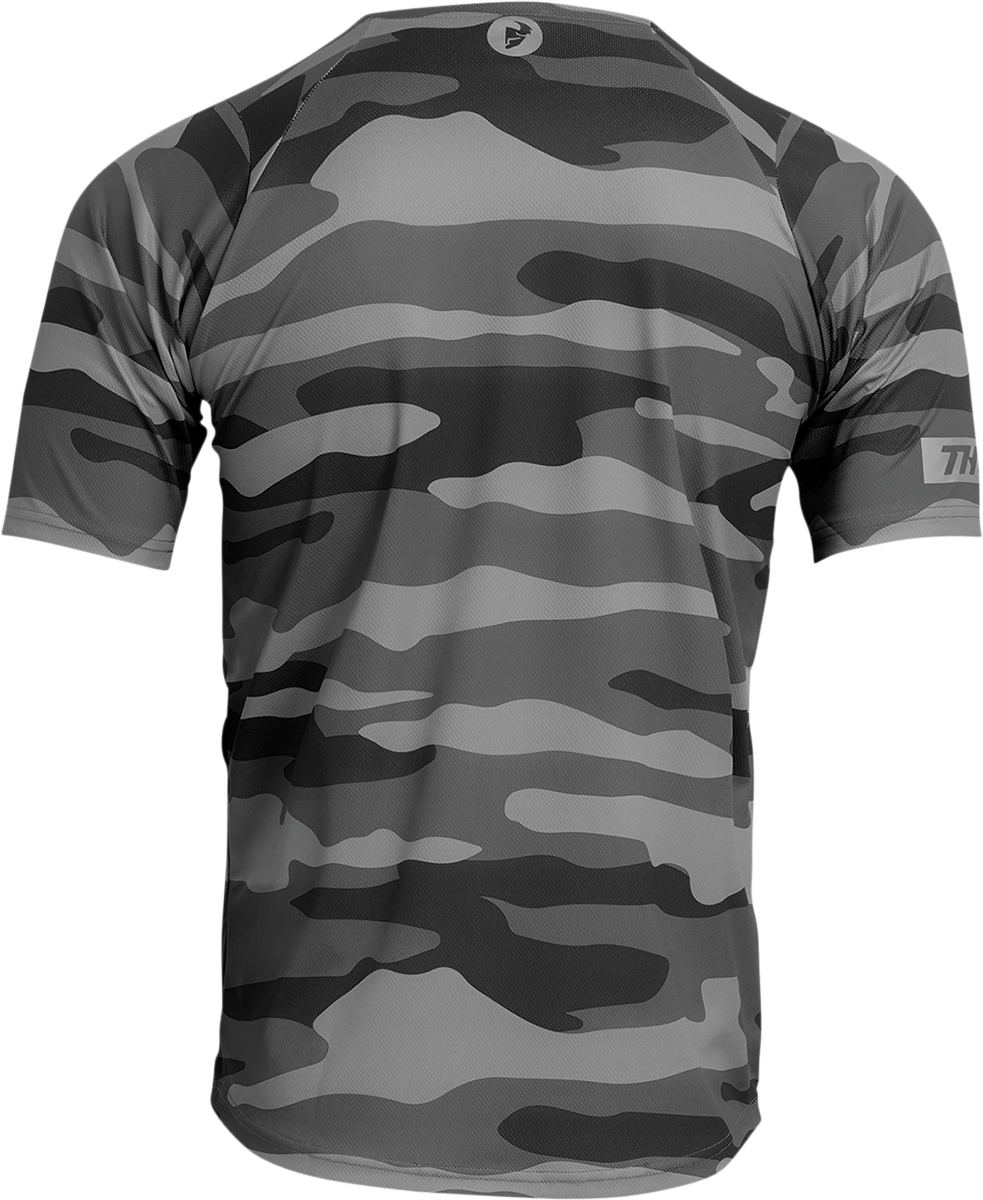 Assist Short-Sleeve Jersey - Camo Dark Gray - 2XL