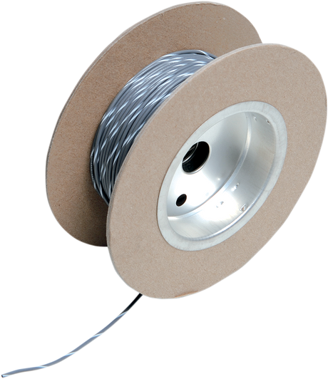 100\' Wire Spool - 18 Gauge - Gray/White