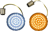 Amber/White LED Turn Signal Inserts 2000 - 2024