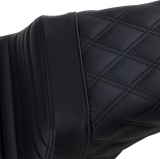 Step-Up Seat - Front Tuck-n-Roll/Rear Lattice Stitch - Black 2006 - 2017