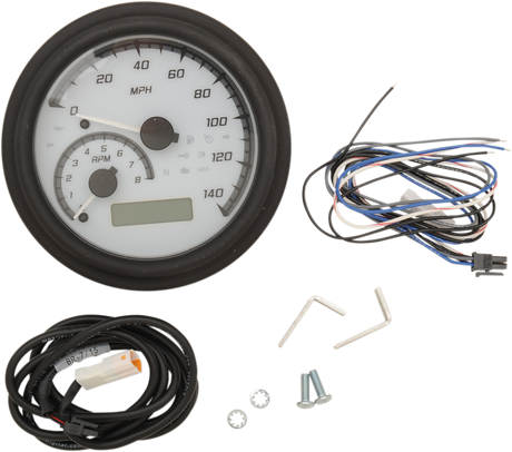 MXV Series Analog Gauge System - White/Gray/Black 2011 - 2021