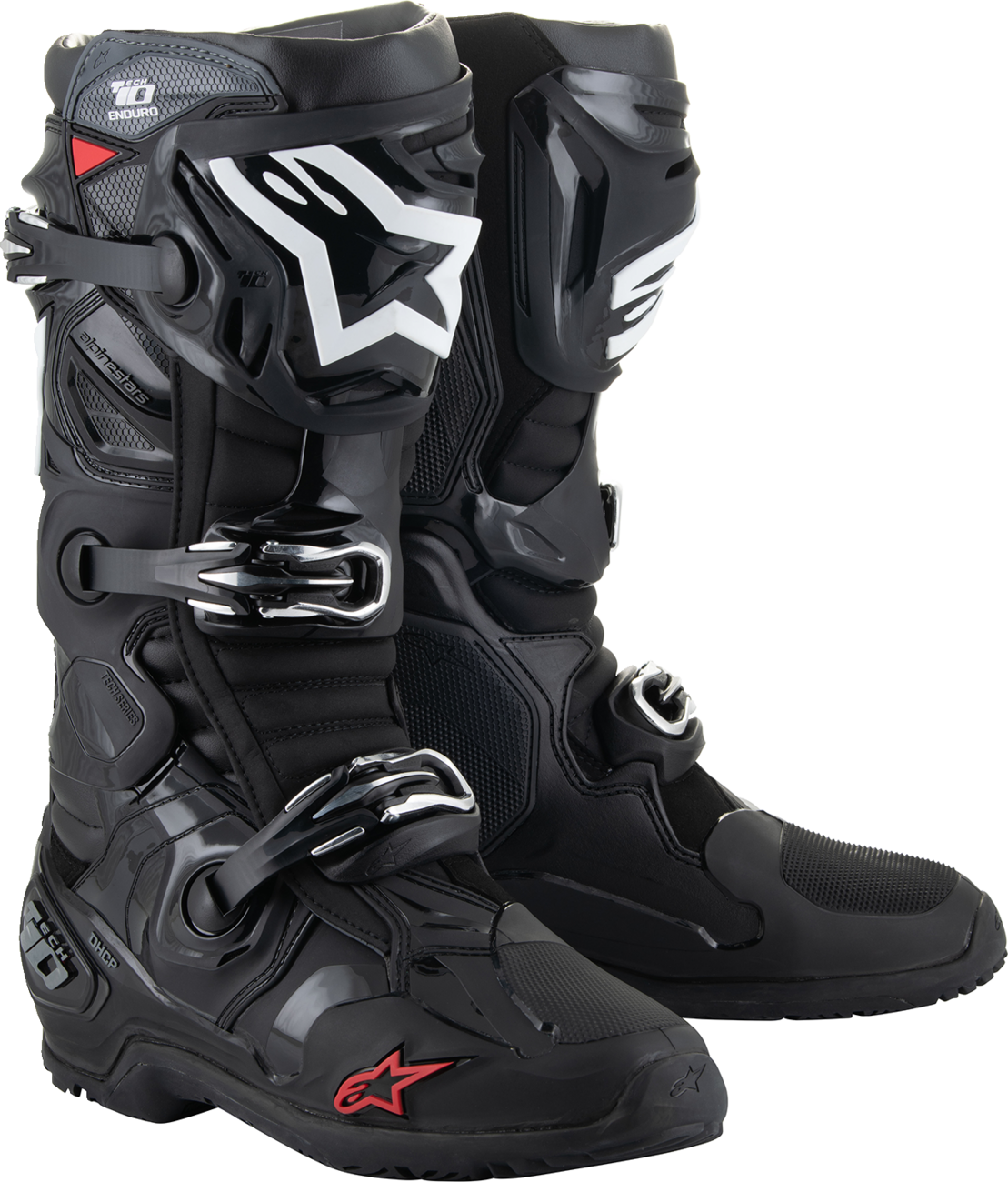 Tech 10 Enduro Boots - Black - US 7 / EU 40.5