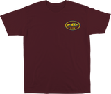 Golden Stay T-Shirt - Maroon - 2XL