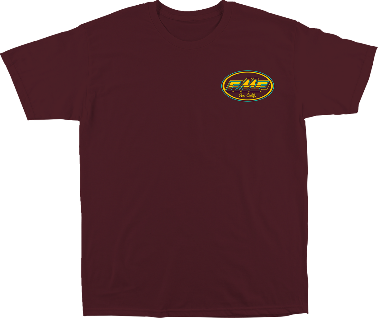 Golden Stay T-Shirt - Maroon - XL