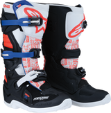 Youth Tech 7S Boots - Black/White/Red/Blue - US 7