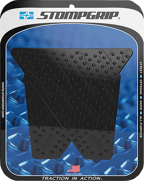 Traction Pad Tank Grips - Volcano - Black - DR 650 S 2015 - 2025