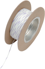 100\' Wire Spool - 18 Gauge - White/Violet