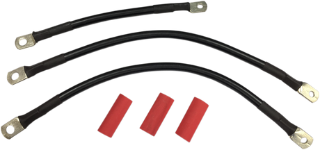 Black Battery Cable Set - \'93-\'08 FL 1999 - 2008