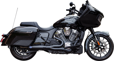 2-into-1 Qualifier Exhaust System - Race Only - Black - Stainless Steel 2020 - 2023