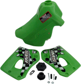 Large-Capacity Gas Tank - Green - Kawasaki - 3.4 Gallon 1995 - 2006