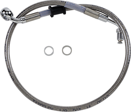Brake Line - +2\" - Stainless Steel - \'18-\'21 Softail 2018 - 2023