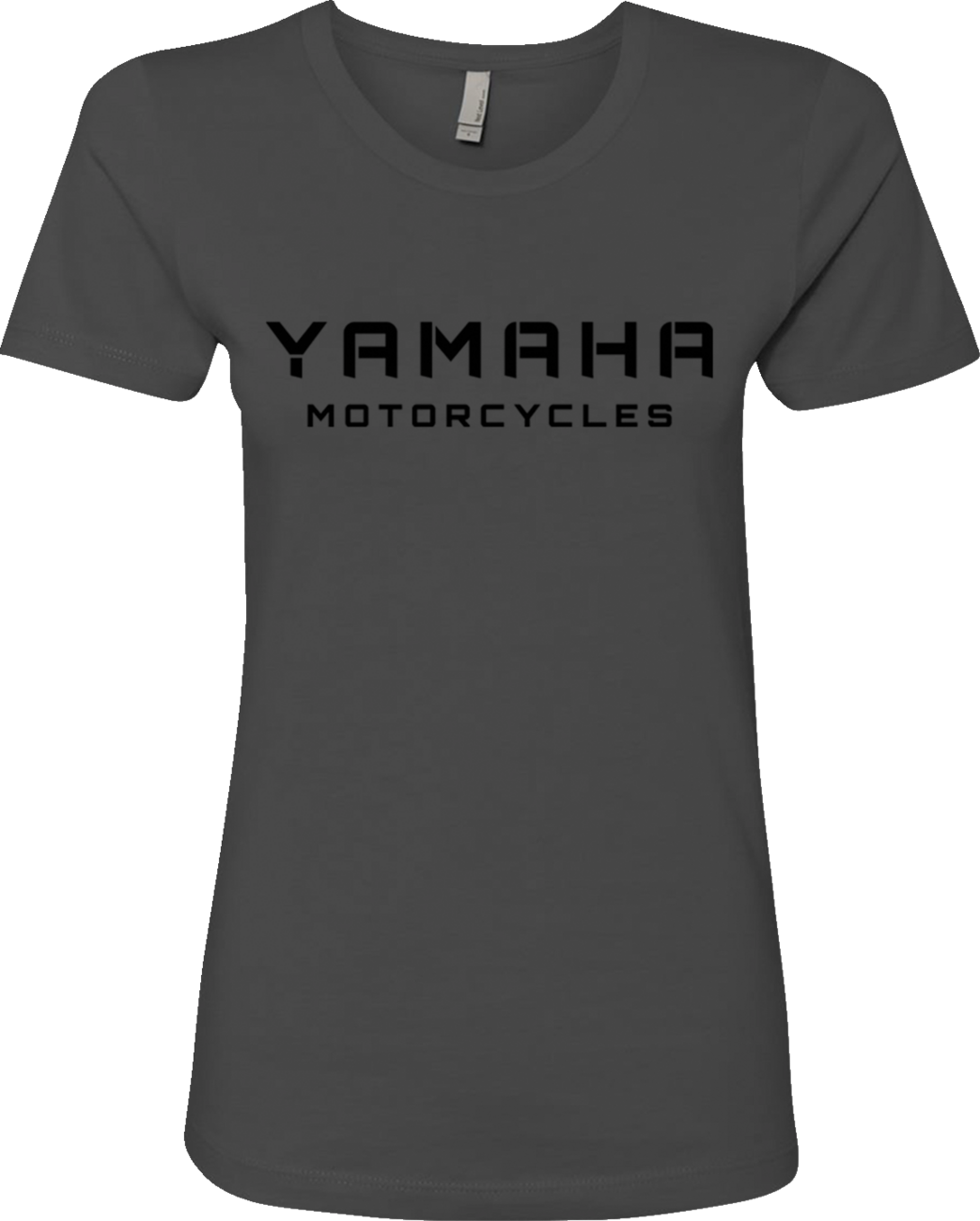 Women\'s Yamaha Motorcycles T-Shirt - Charcoal Black - Medium