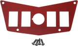 Dash Plate - 4 Switch - Red 2008 - 2018