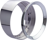 Headlight Bezel - 10\" - Bradley - Chrome 1995 - 2024