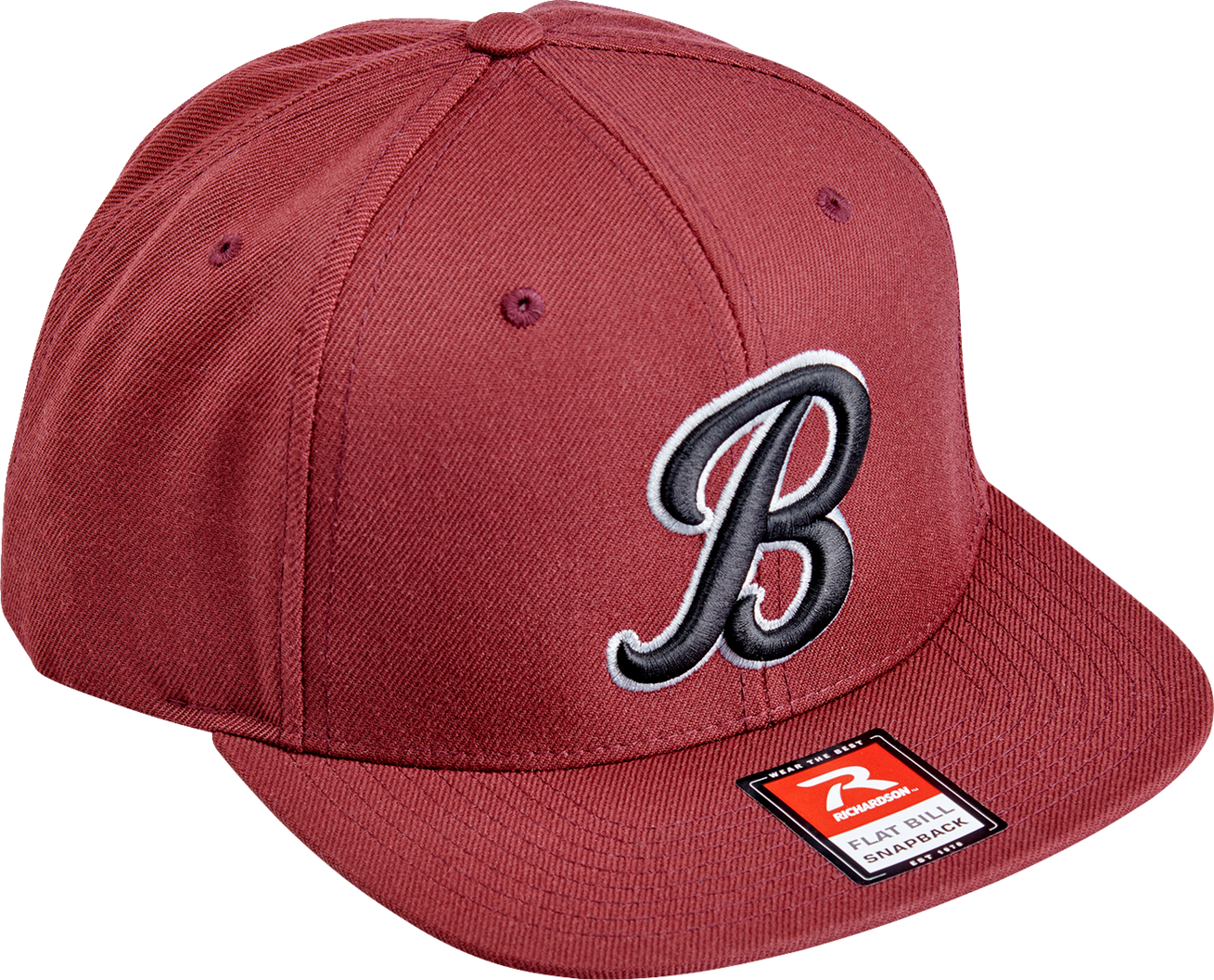 Script B Hat - Maroon