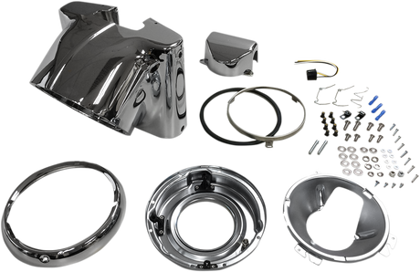 7\" Nacelle Headlight Kit - Chrome 1986 - 2017