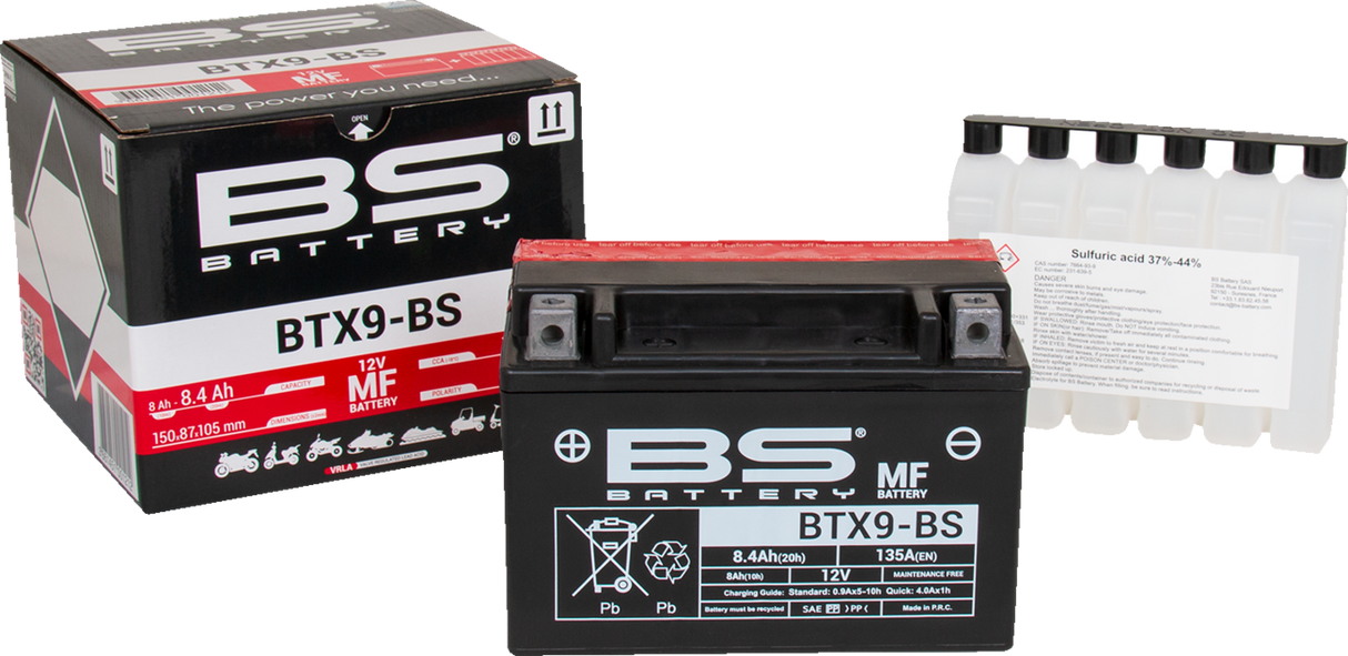 Battery - BTX9-BS (YTX) 1987 - 2023