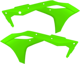 Radiator Shrouds - Fluorescent Green 2017 - 2018