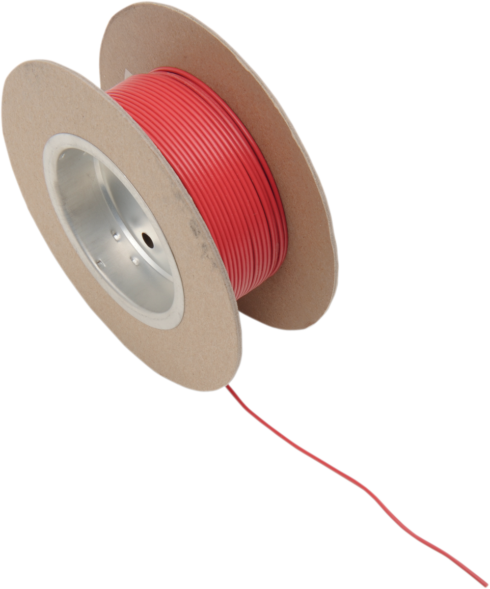 100\' Wire Spool - 18 Gauge - Red