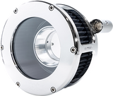BA Air Cleaner Kit - Chrome/Clear with Black Filter - \'08-\'17 Dyna/Softail/Touring 2008 - 2017