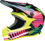 Youth F.I. Helmet - Vaporwave - MIPS® - Black/Pink/Yellow - Small
