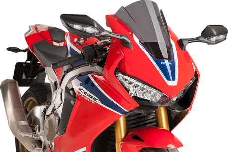 Race Windscreen - 13\" - Dark Smoke - Honda 2017 - 2023