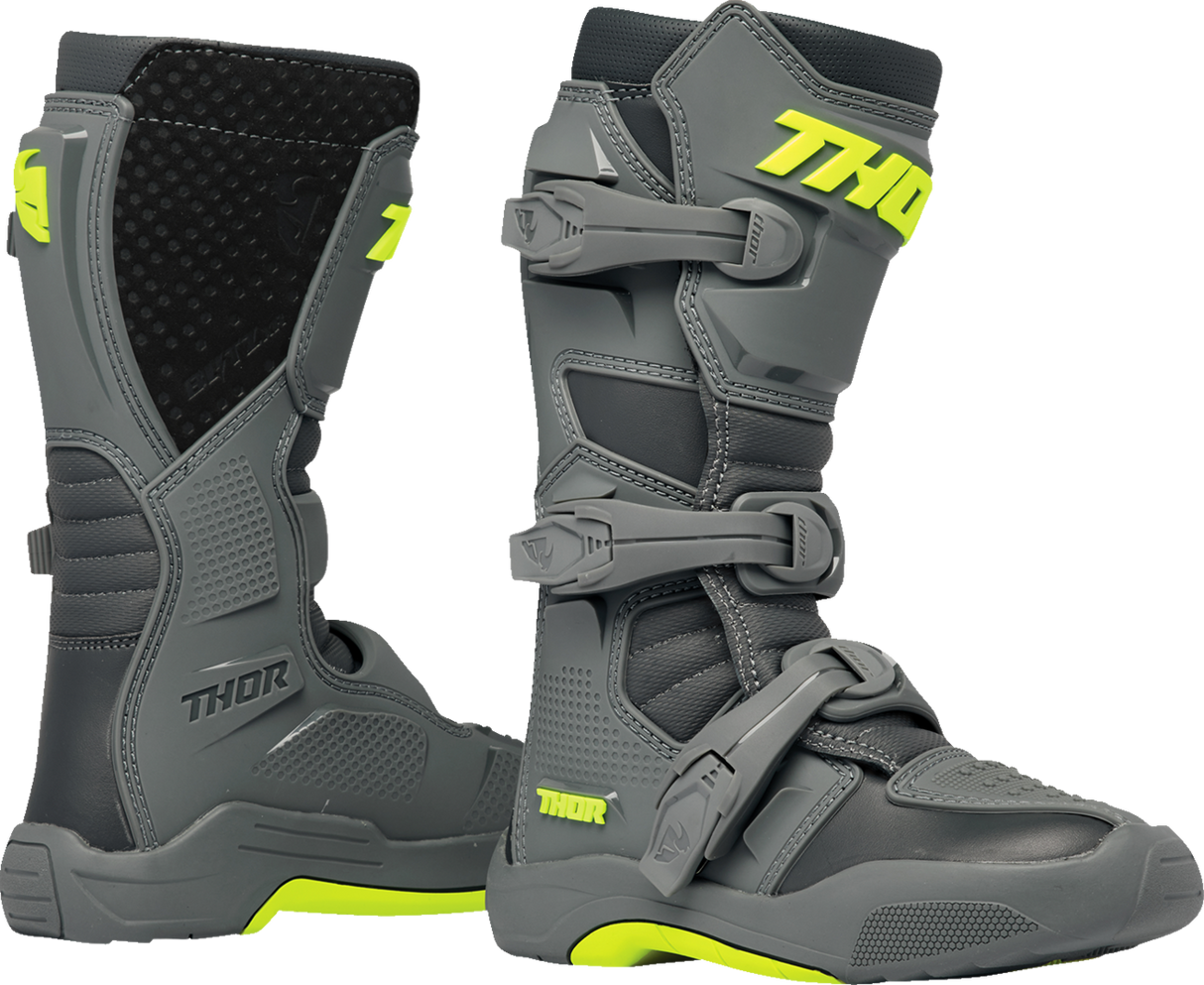 Youth Blitz XR Boots - Gray/Charcoal - Size 6