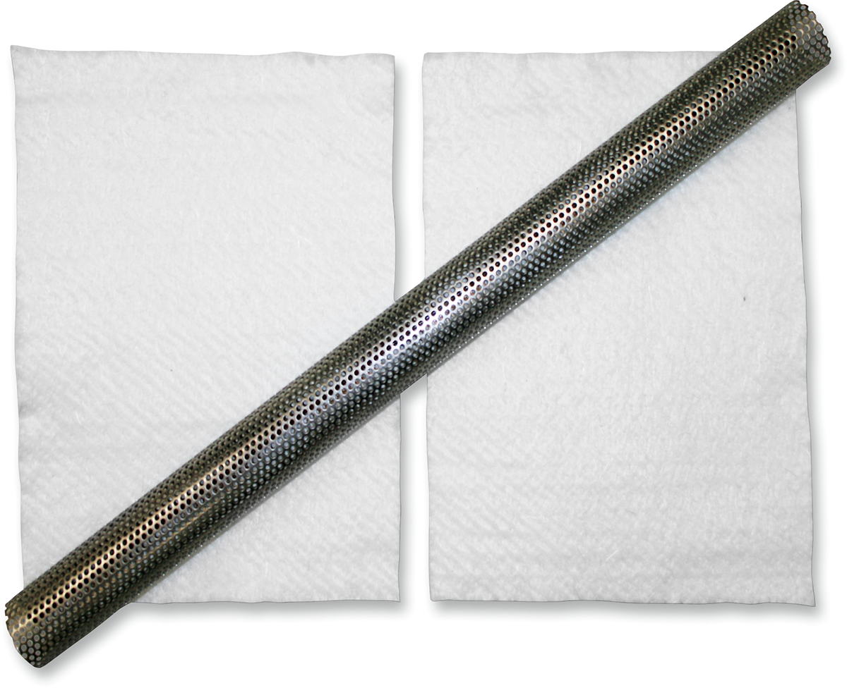 24\" Universal Exhaust Baffle with Packing - 1-3/4\"