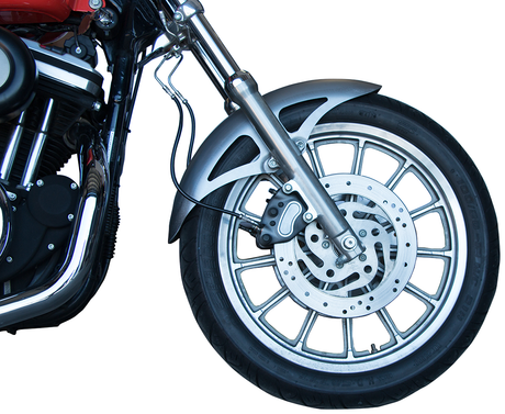 Retro Front Fender - For 18\"/19\" Wheel - 4.75\" W - FXD/XL/Dyna 1984 - 2019