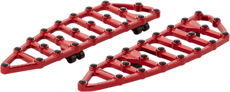 MX Driver Floorboards - Red 2018 - 2020